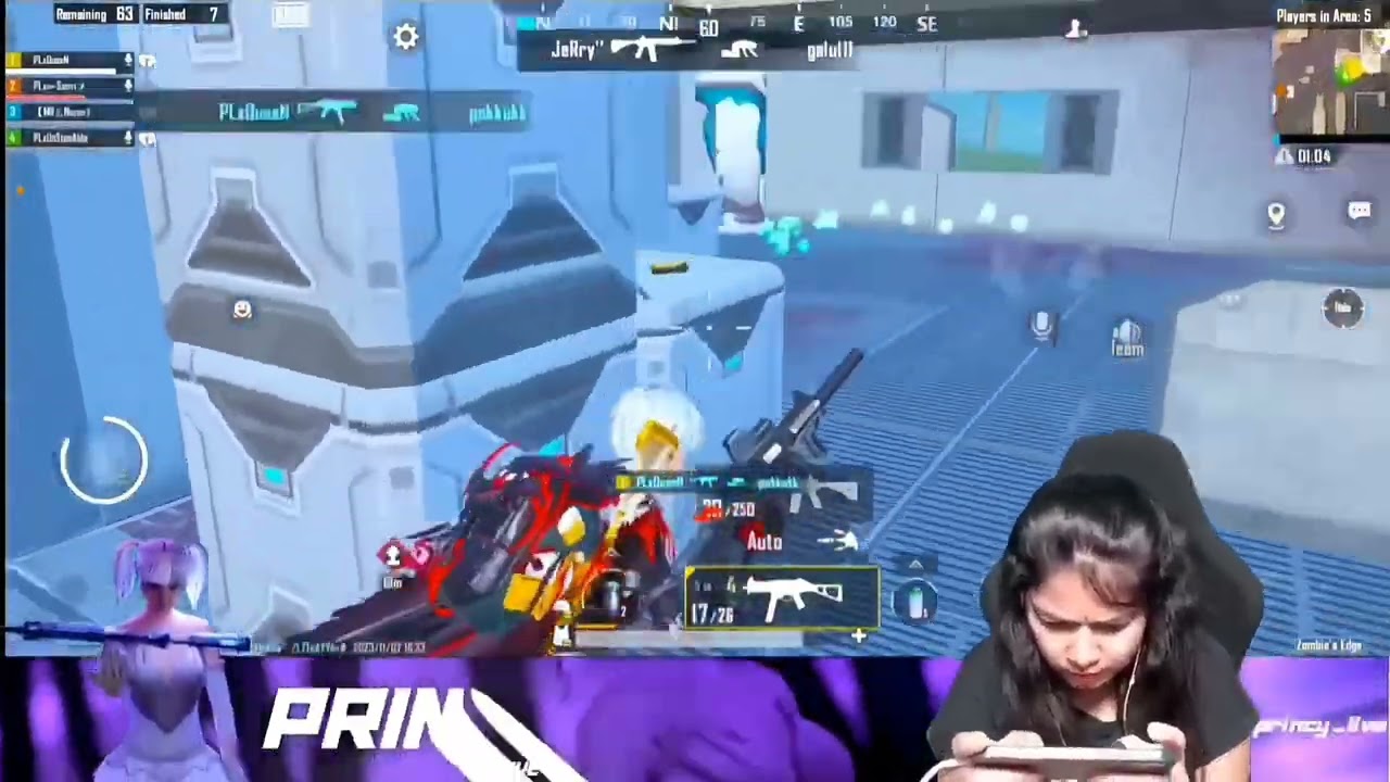 easy 23 kills ❤️🫣 | kannada girl gamer | Princy live