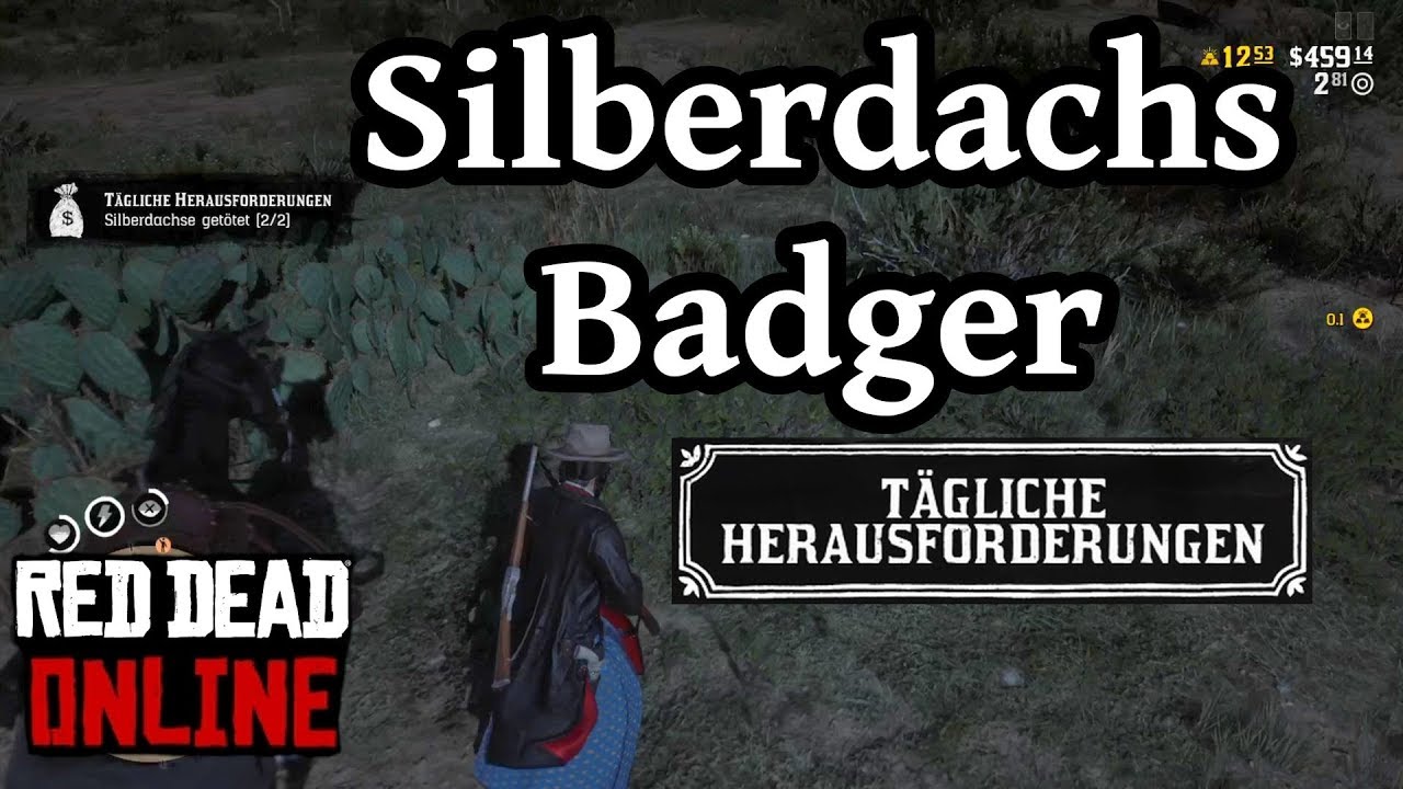 Silberdachs Badger Location Red Dead Redemption 2 Online Deutsch / German