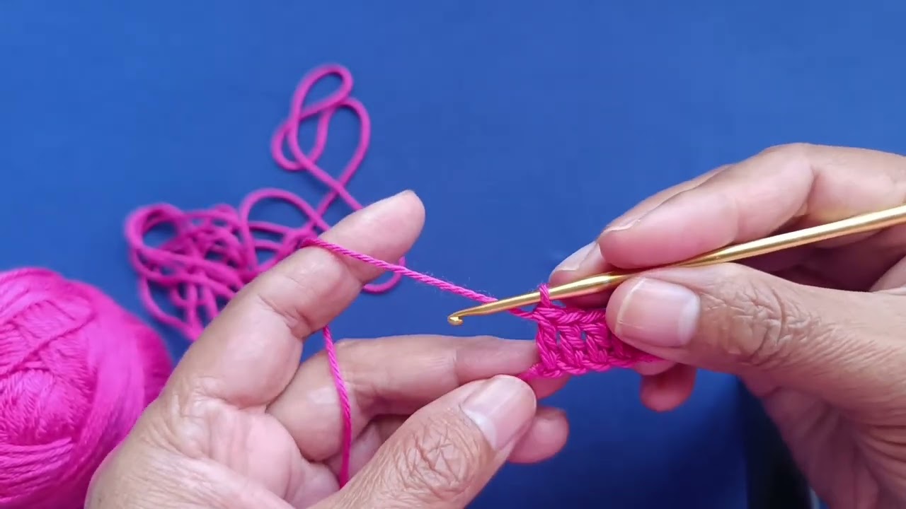 Tercer Tutorial | Punto Alto o Punto Vareta 🕷️🧶