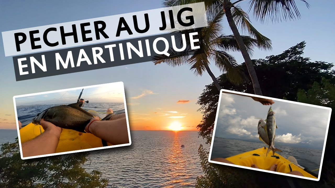 COMMENT PECHER au JIG ? Session JIG en Kayak en Martinique, Serioles, Vivaneaux/Sardes, Bonite.