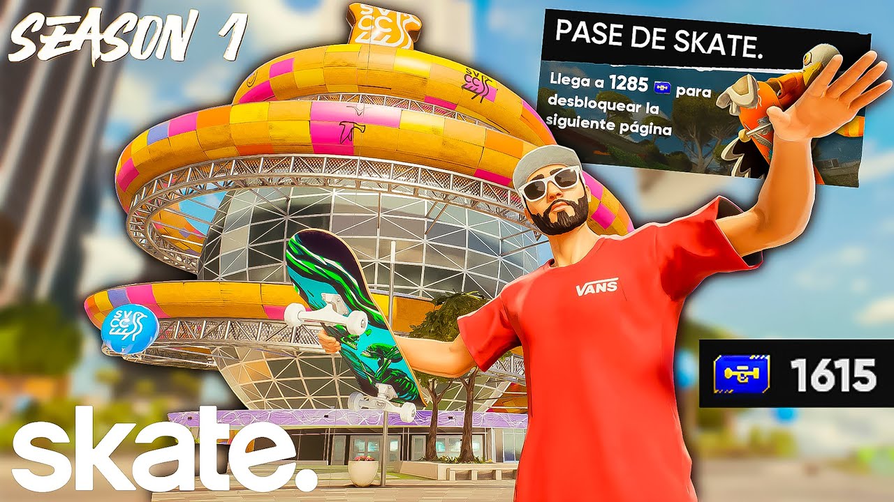 PROBANDO LA PRIMER TEMPORADA DE SKATE 4 😱 | Pase de skate, Mega rampas, Misiones, Gráficos