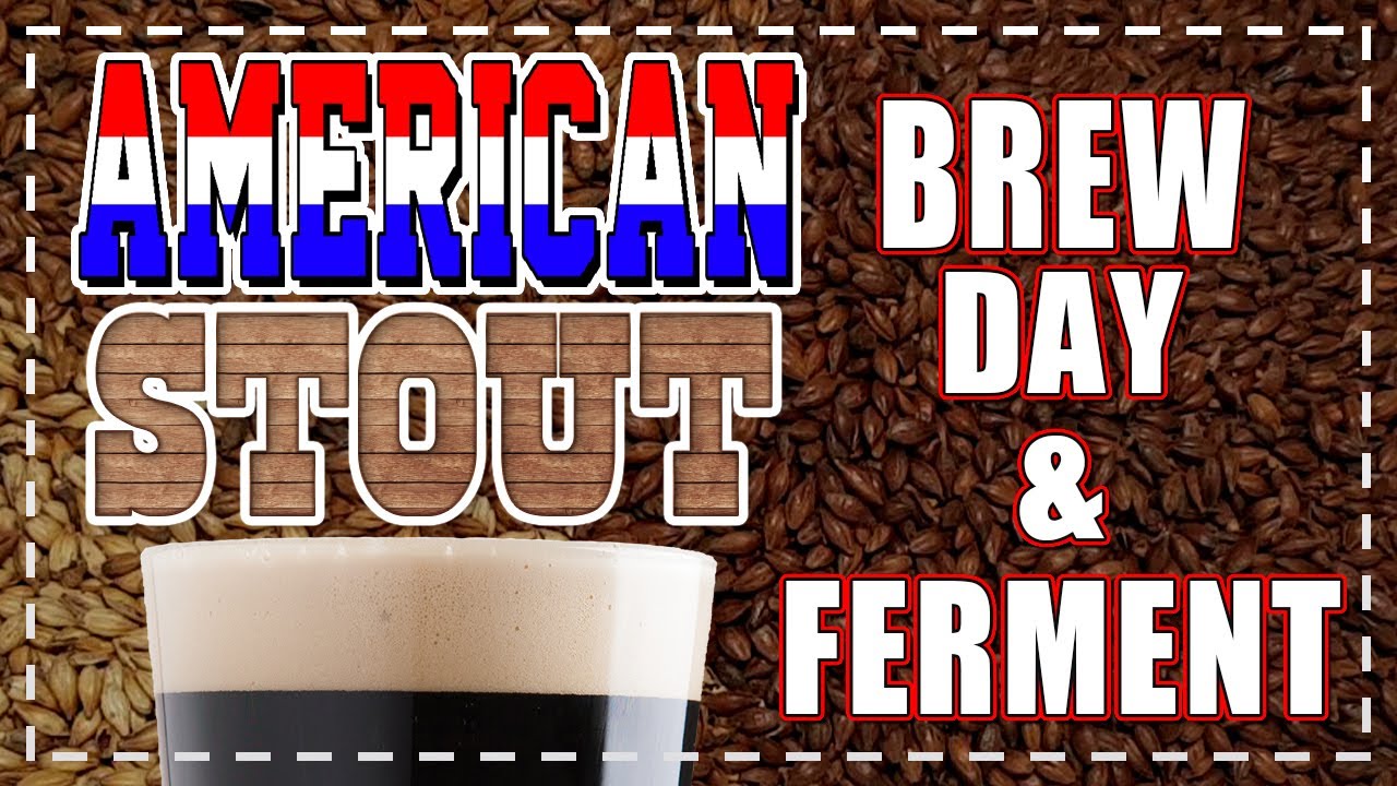 American Stout Brew Day & Ferment - Evil Maris Otter -  2020 Columbus Hops - Brewzilla Grainfather