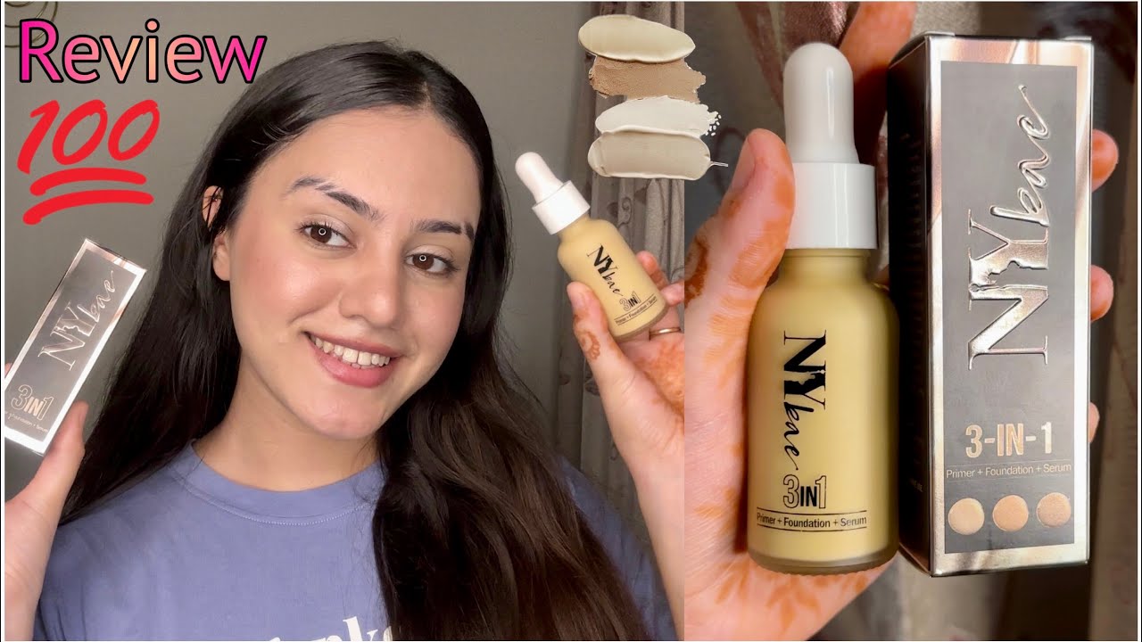 New Ny bae 3 in 1 serum foundation review + demo✨ Best foundation for beginners? Kp styles