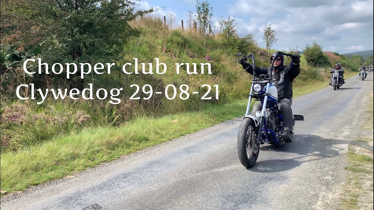 National Chopper Club run Clywedog reservoir 29-08-21