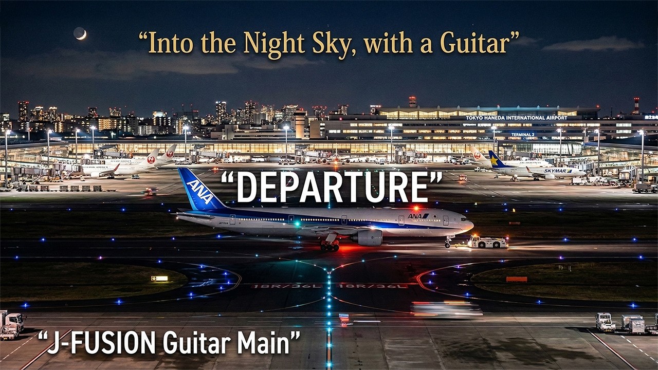 【夜のドライブに聴きたい】Departure -Groovy J-FUSION Guitar Instrumental