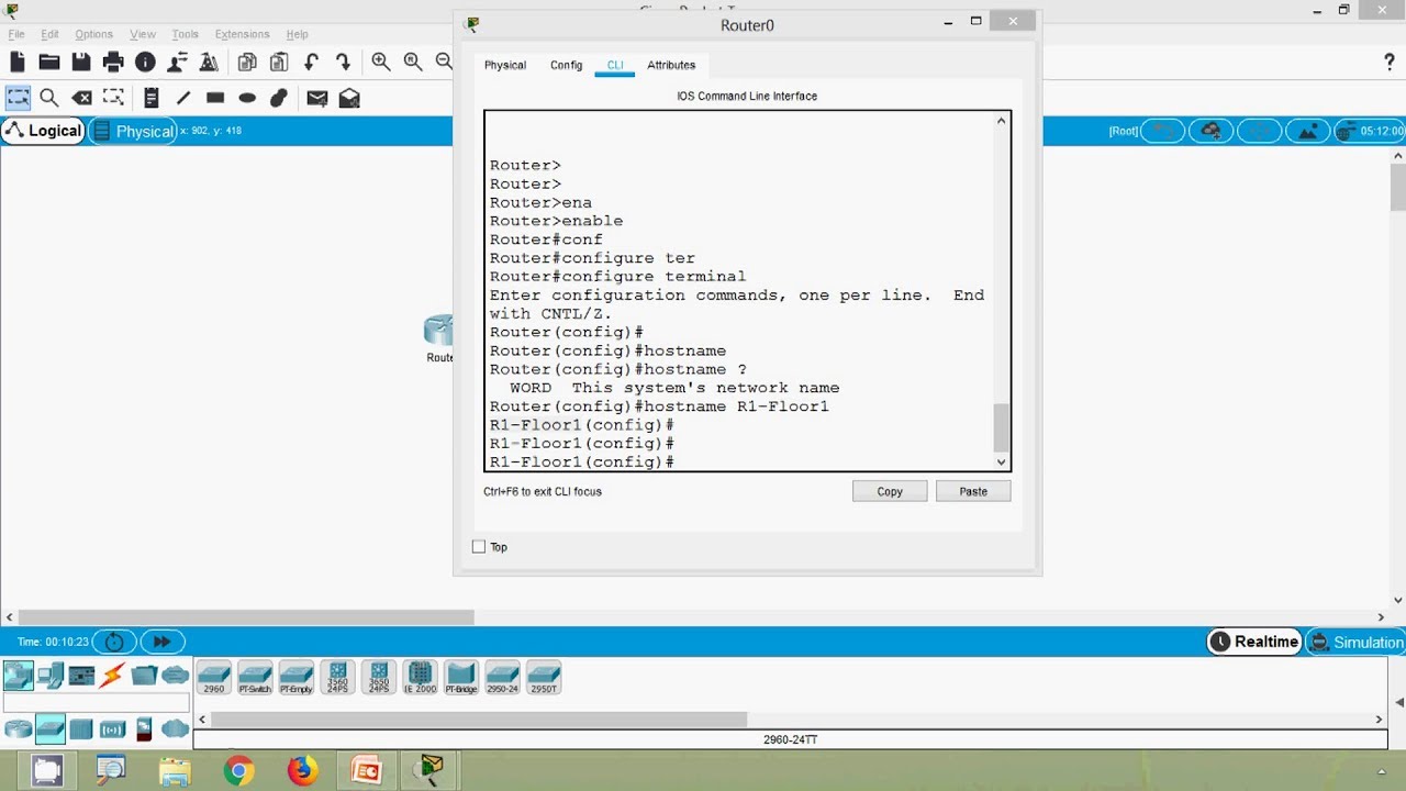 CISCO Hostname | CISCO Device Name | CCENT ICND1