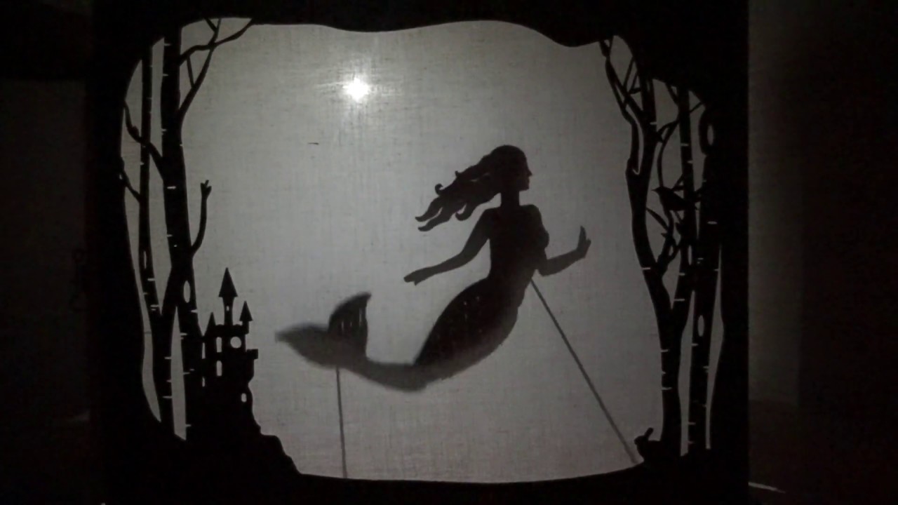 Mermaid Shadow Puppet