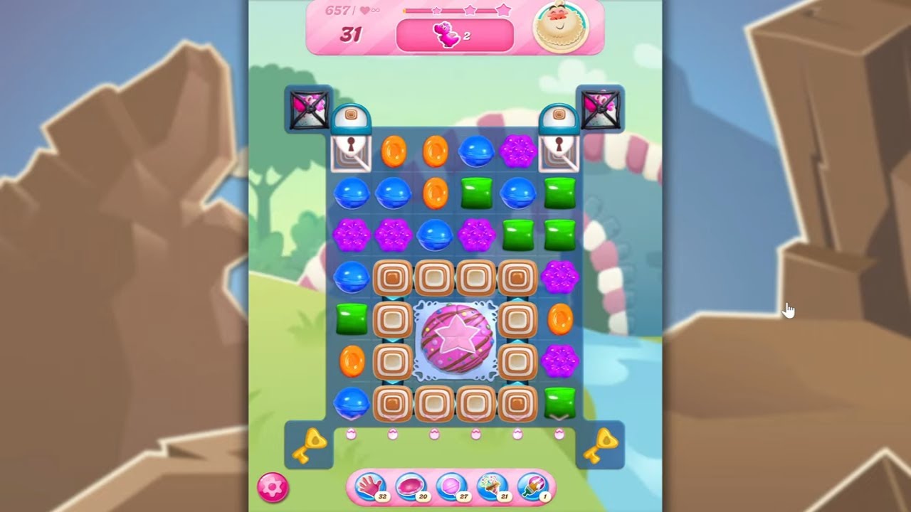 Candy Crush Saga LEVEL 657 NO BOOSTERS (new version)🐟☑️