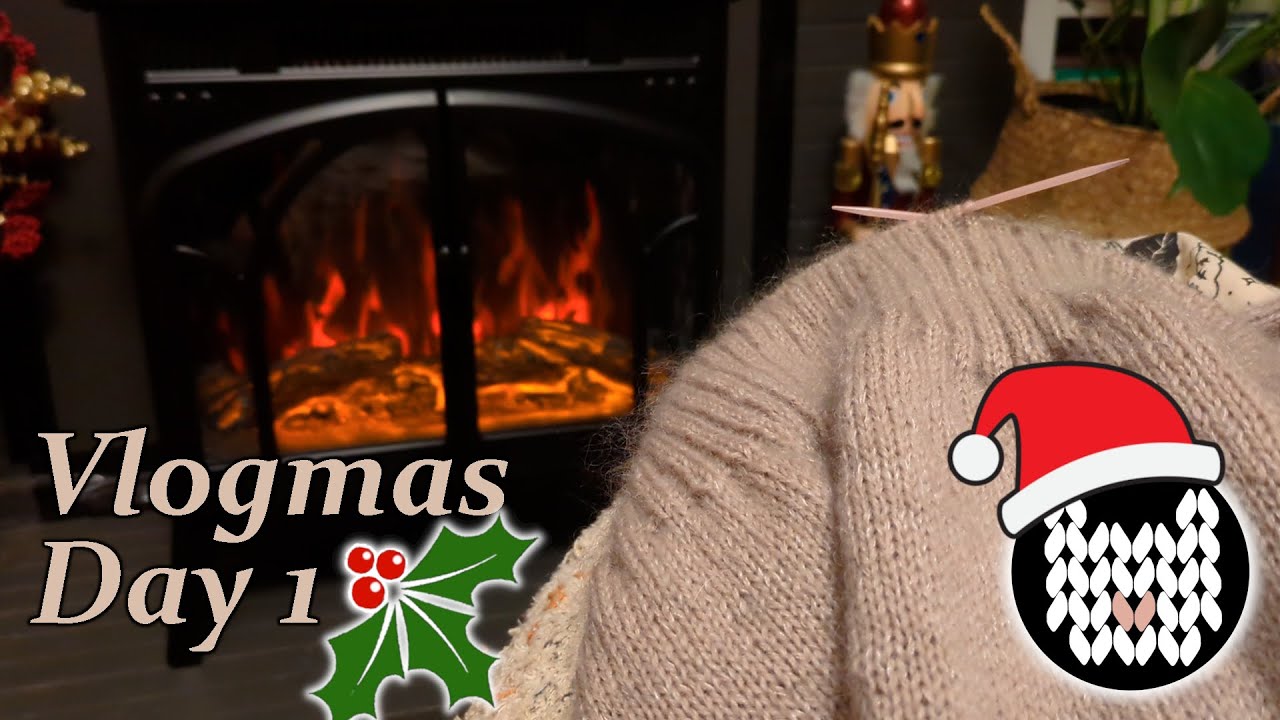 VLOGMAS Day 1 🎄✨ Christmas Knits - Yarn Advent, Gift Knitting & Crochet, Holiday Crafts