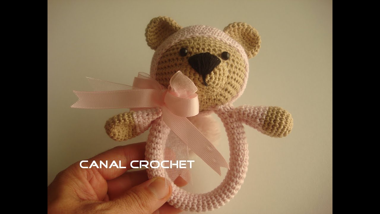 sonajero osito  crochet tutorial