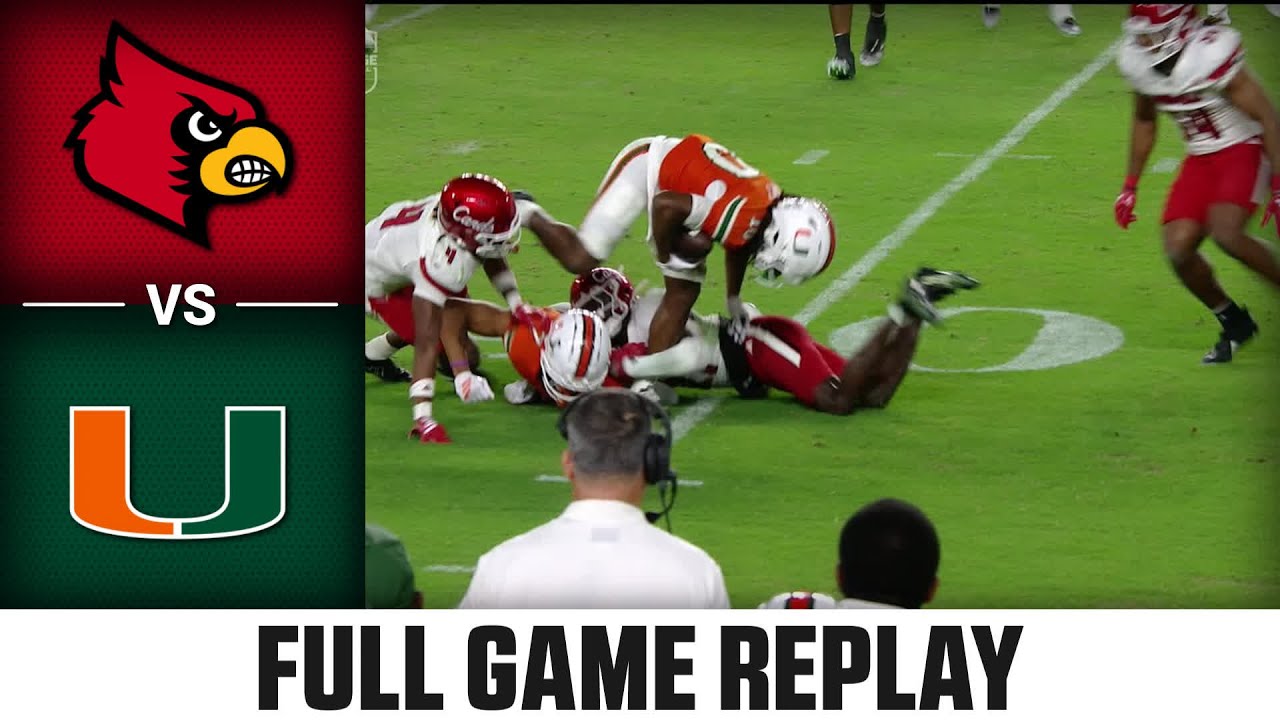 Louisville vs. Miami Full Game Replay | 2025 ACC Football