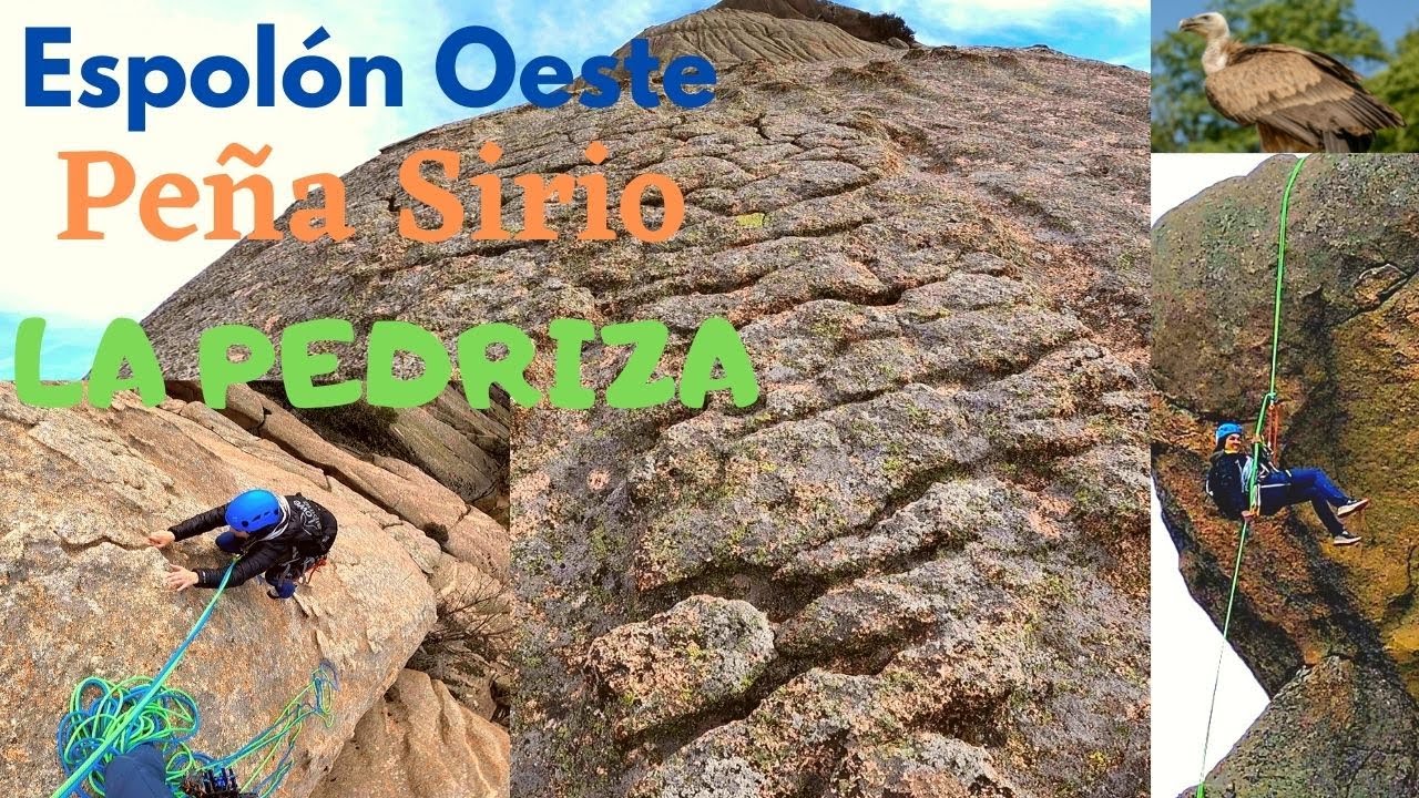 Espolón de PEÑA SIRIO (Vº/180m/5L) // LA PEDRIZA // (Febrero 2022) 4K