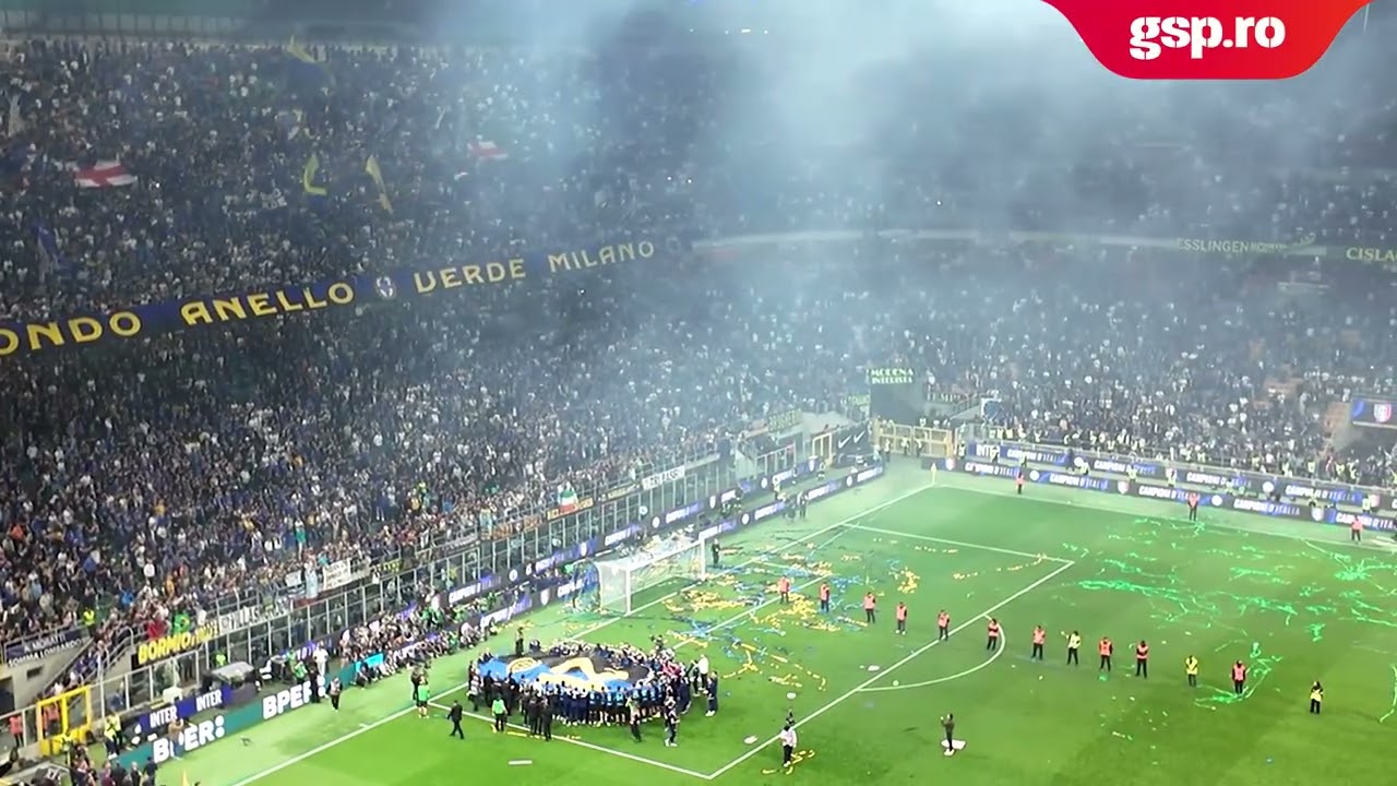 Inter a sărbătorit primul titlu cu Cristi Chivu pe bancă cu melodia &bdquo;Made in Romania&rdquo;