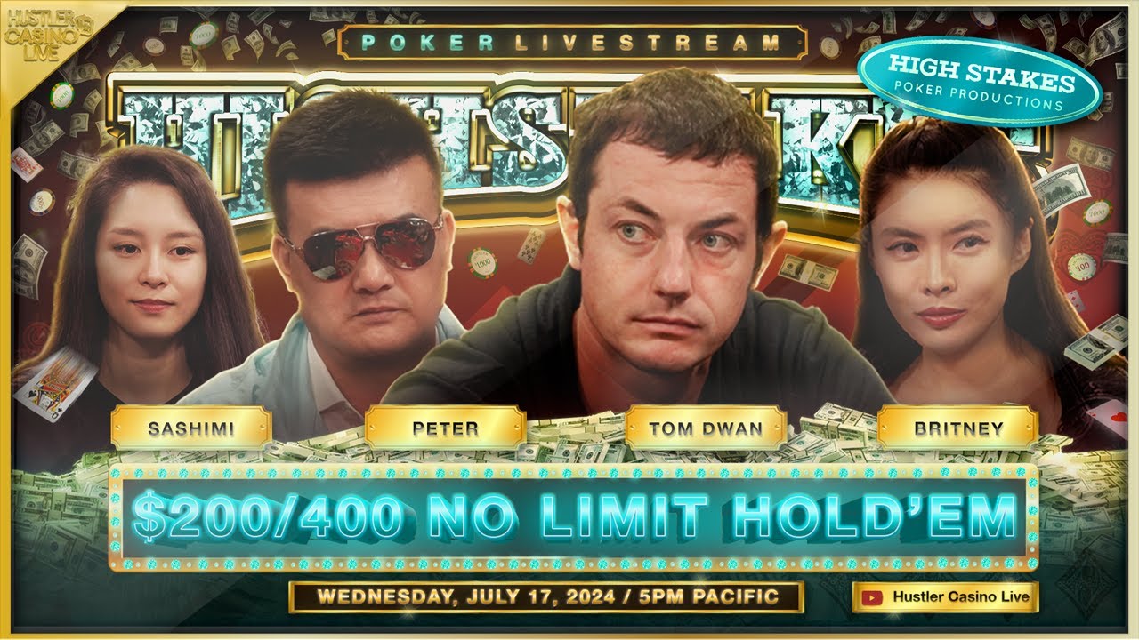 Tom Dwan Plays SUPER HIGH STAKES $200/400 w/ Peter, Britney, Sashimi, Ryan Feldman & Steve!!