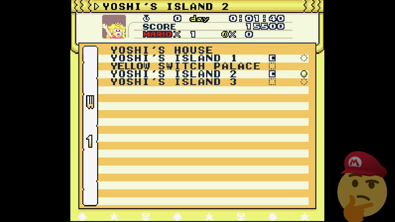 SMW Custom Music: Super Mario Advance 2 - Status Screen