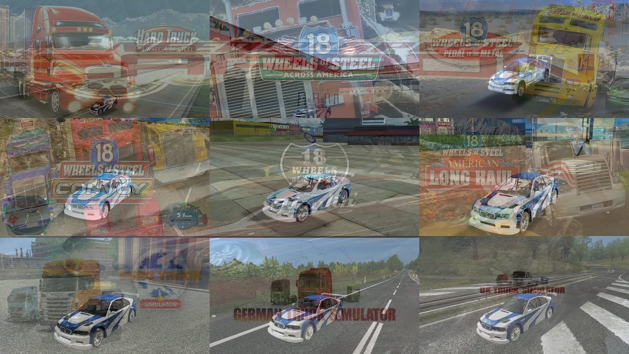 BMW M3 GTR E46 from Need for Speed: Carbon (2006) to Truck Simulator Games.