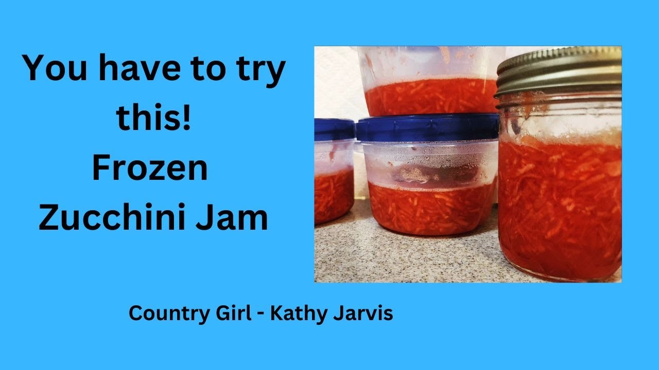 Frozen Zucchini Jam