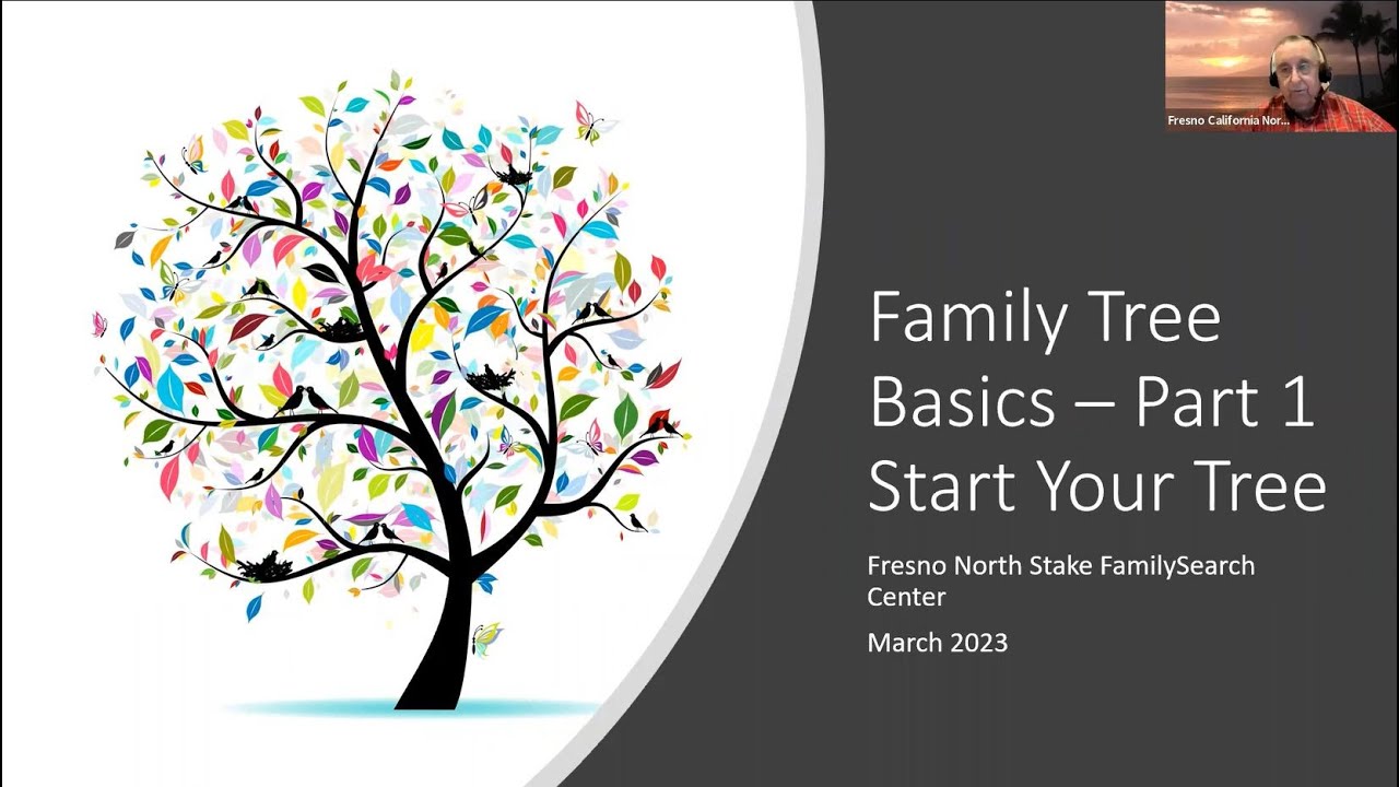 Family Tree Basics - Part 1: Start Your Tree