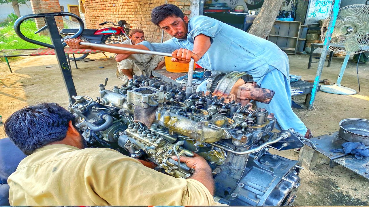 Pkd 411 Turbo engine restoration | UD Nissan turbo engine | amazing thing