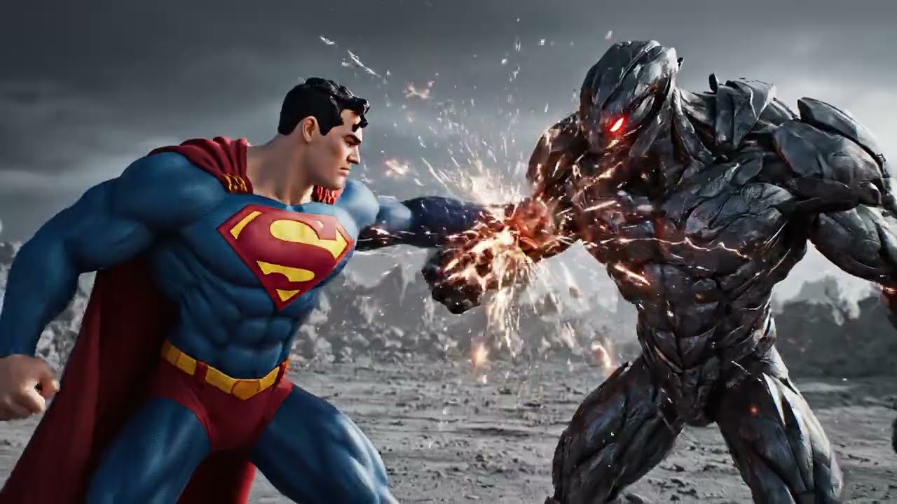 Luffy vs Superman: The Ultimate Battle on Saturn!