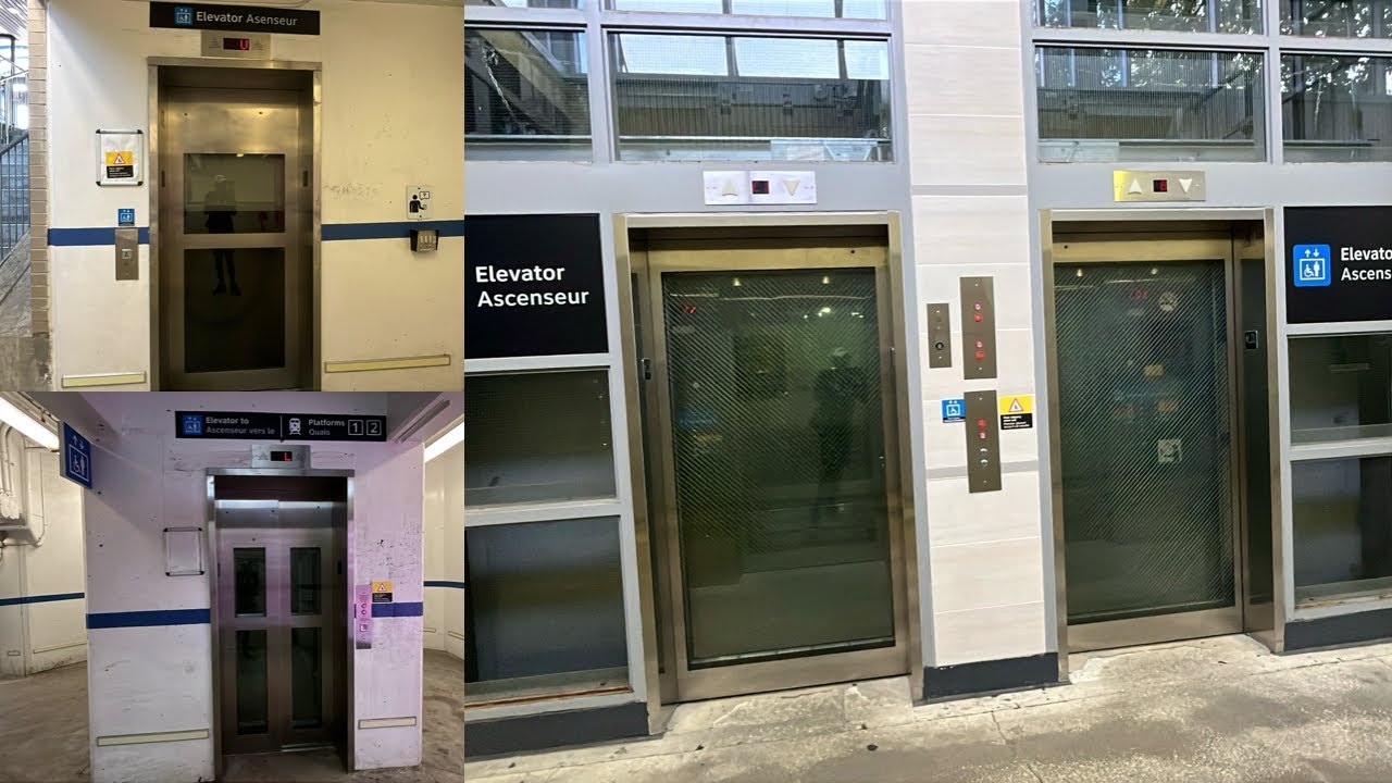 Elevators at Ajax GO Commuter Train Station 10/3/2024