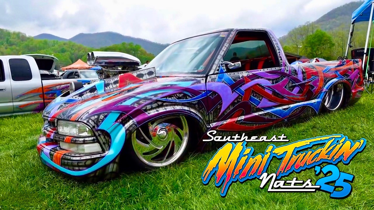 MINI TRUCKIN NATIONALS 2025: FRIDAY SHOW COVERAGE! #automobile #automotive #truck #video #minitruck