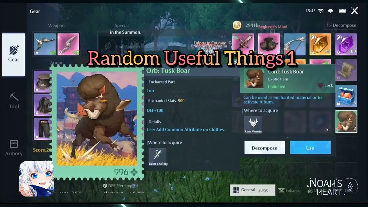 Noah's Heart: Random Useful Things to Know