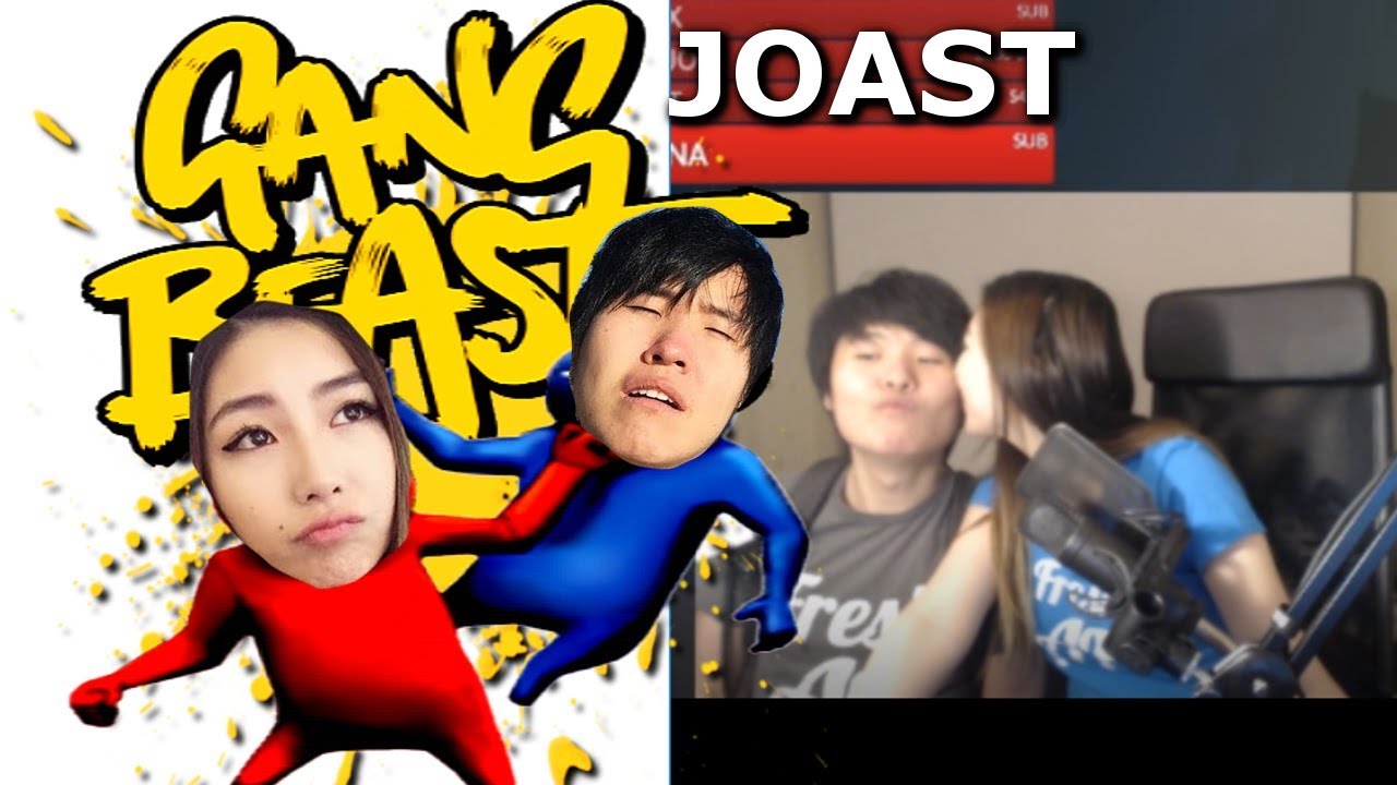 JANET wrested TOAST then kissed - JOAST MEME DRAMA #31 - Gang Beasts