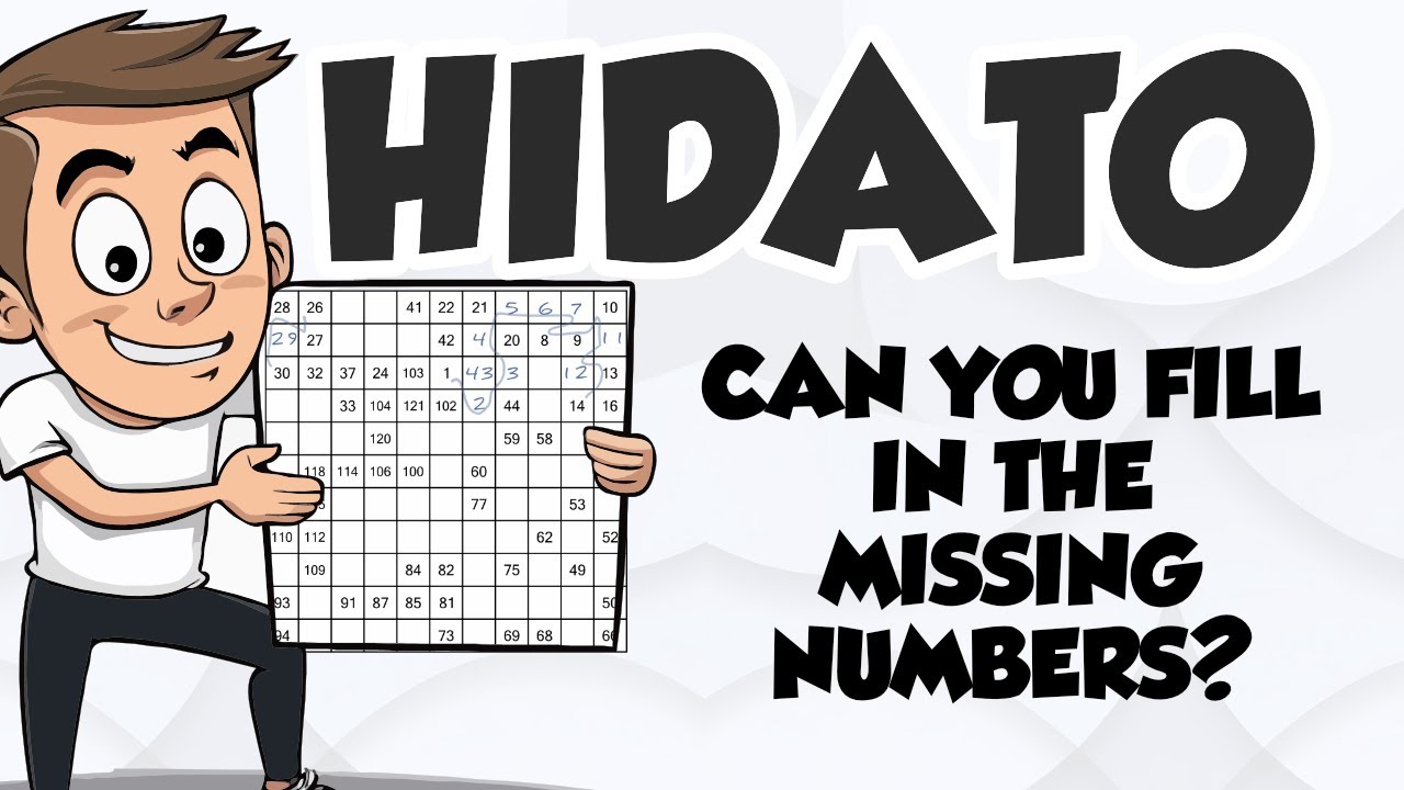 Hidato! Just fill in the missing numbers…how hard can it be?