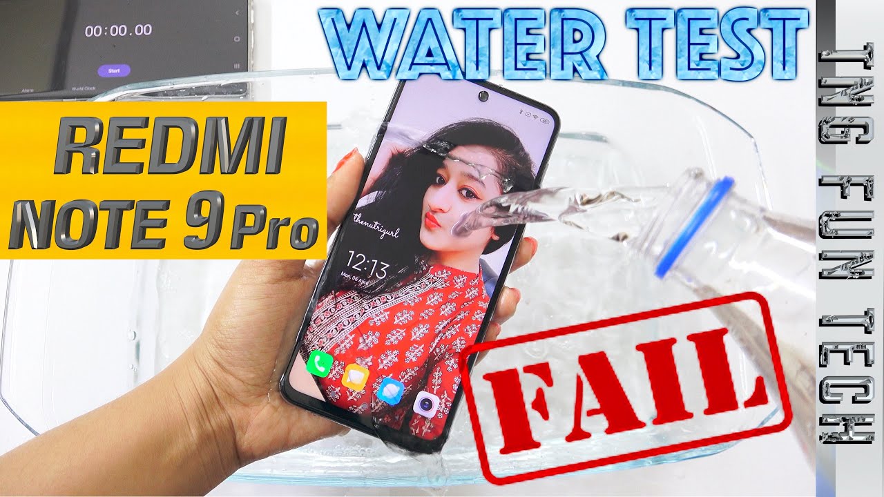 Redmi Note 9 Pro - Water Test