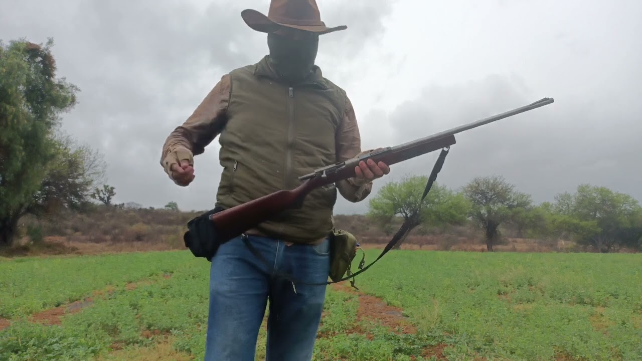 Rifle Mendoza modelo venado a 2 tiros, TODO LO QUE TIENES QUE SABER!!!! disparando bajo la lluvia