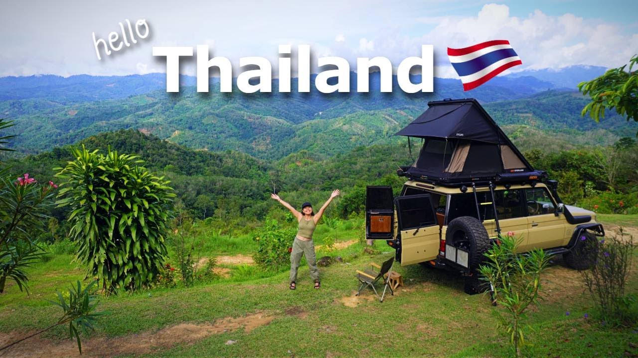 S3E5 : LAND CRUISER Overland - I Crossed Into Thailand! Explore Betong, Stunning Hilltop Camp