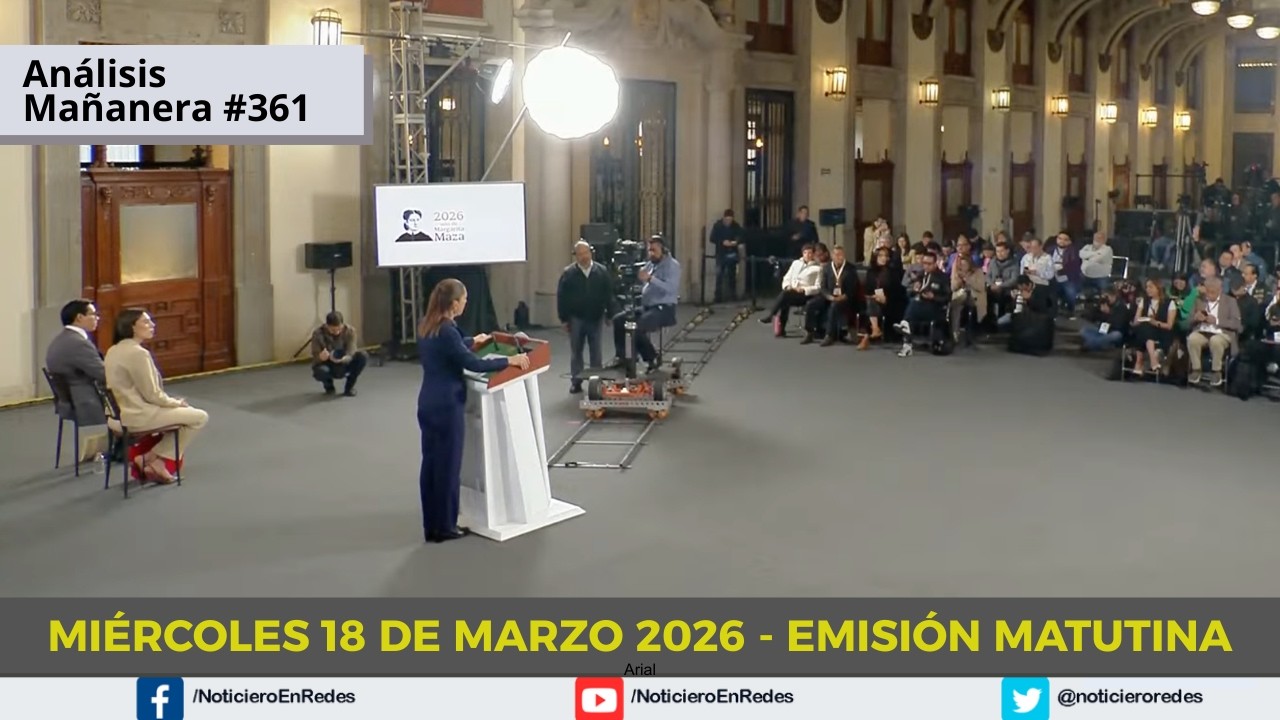 🔴 #EnVivo |  Conferencia Mañanera de la Presidenta Claudia Sheinbaum | Miércoles 18 de Marzo 2026