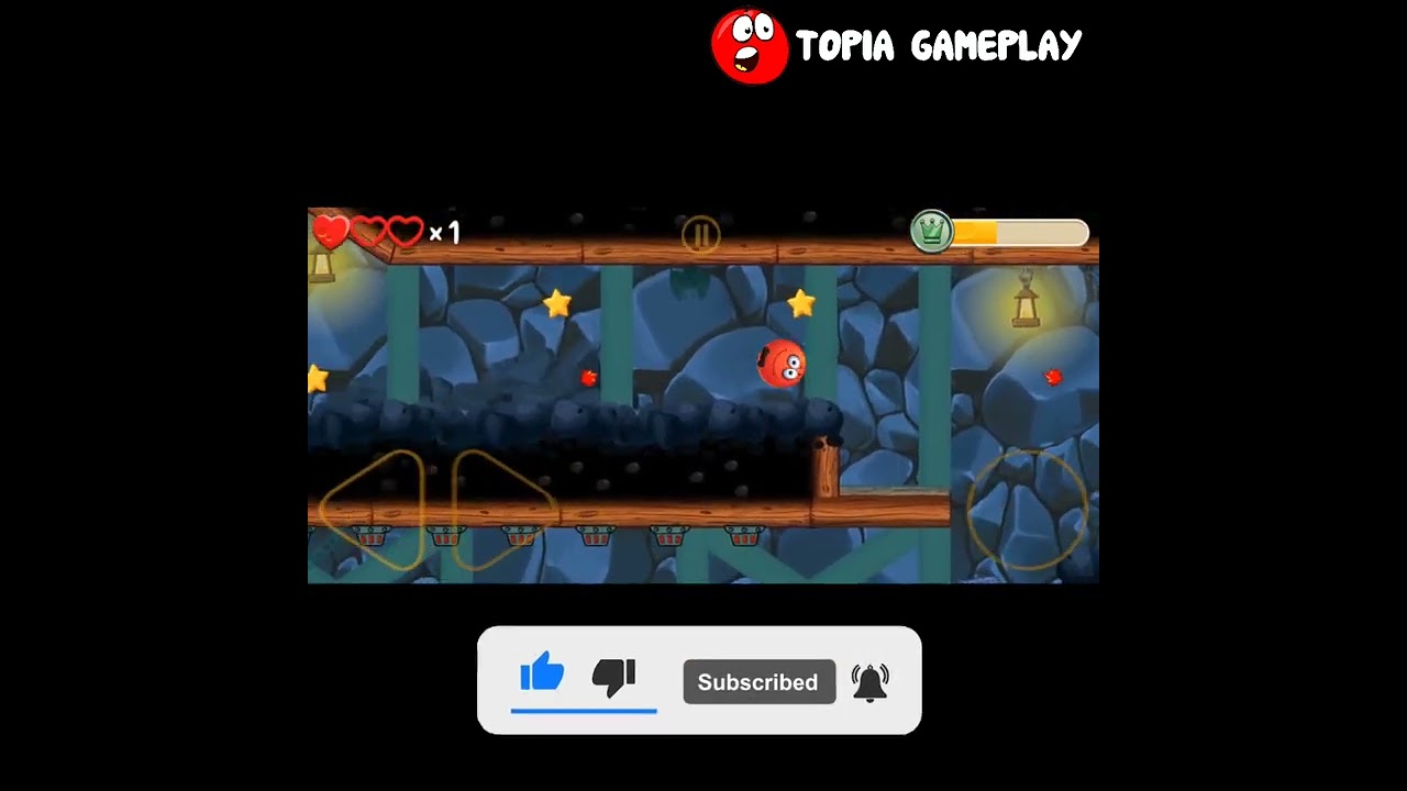 Red Ball 4 Level 73 Speed Run One Lives Only with Bowtie Ball Gameplay. #shorts