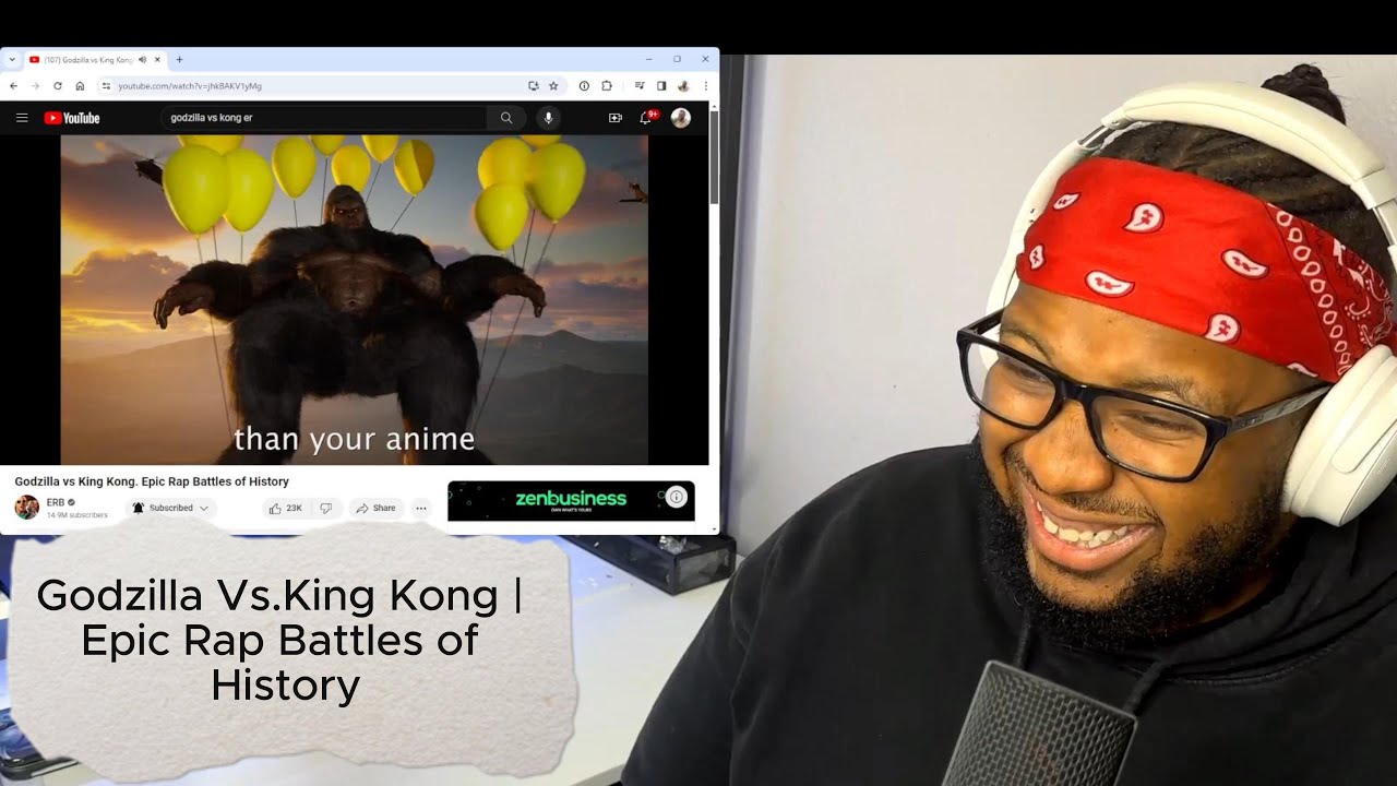 Godzilla vs. King Kong. Epic Rap Battles of History (Reaction)