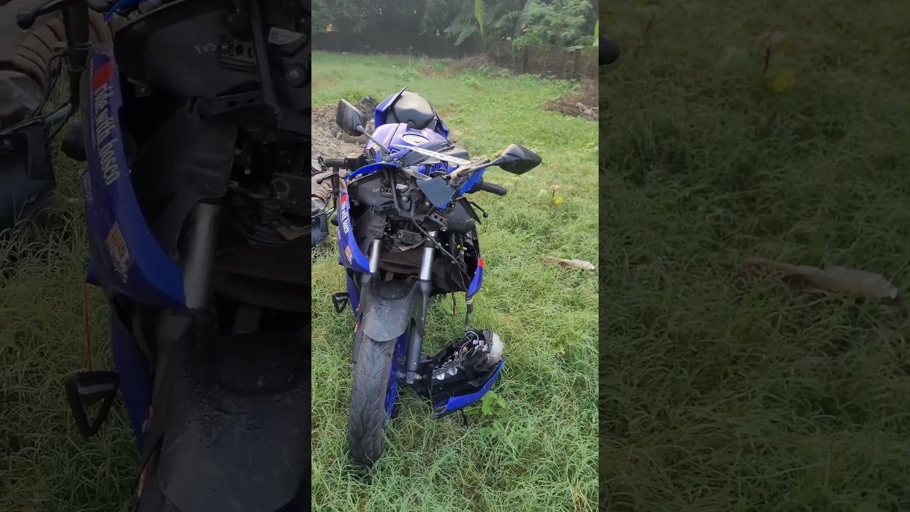 R15 v3 crashed.....😭#ytshorts #r15v3#crash