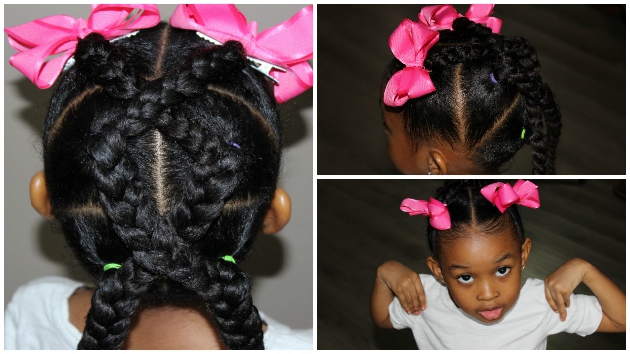 Braided Hairstyle For Kids | Hairstyles for Girls