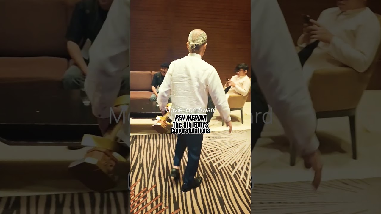 Pen Medina isa sa mga tumanggap ng Movie Icon Award sa The 8th EDDYS #shorts