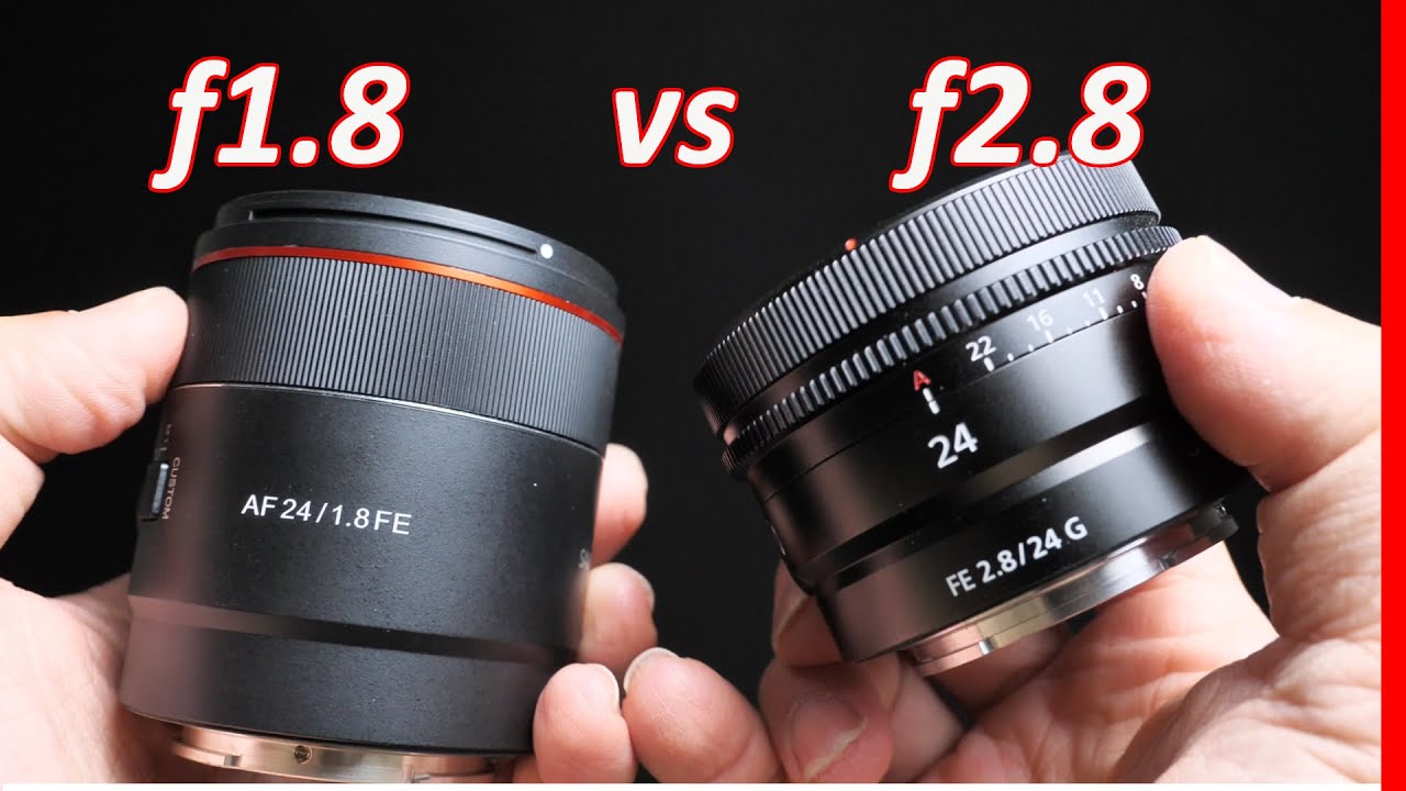 Samyang 24mm F1.8 Vs Sony 24mm f2.8 G Comparison