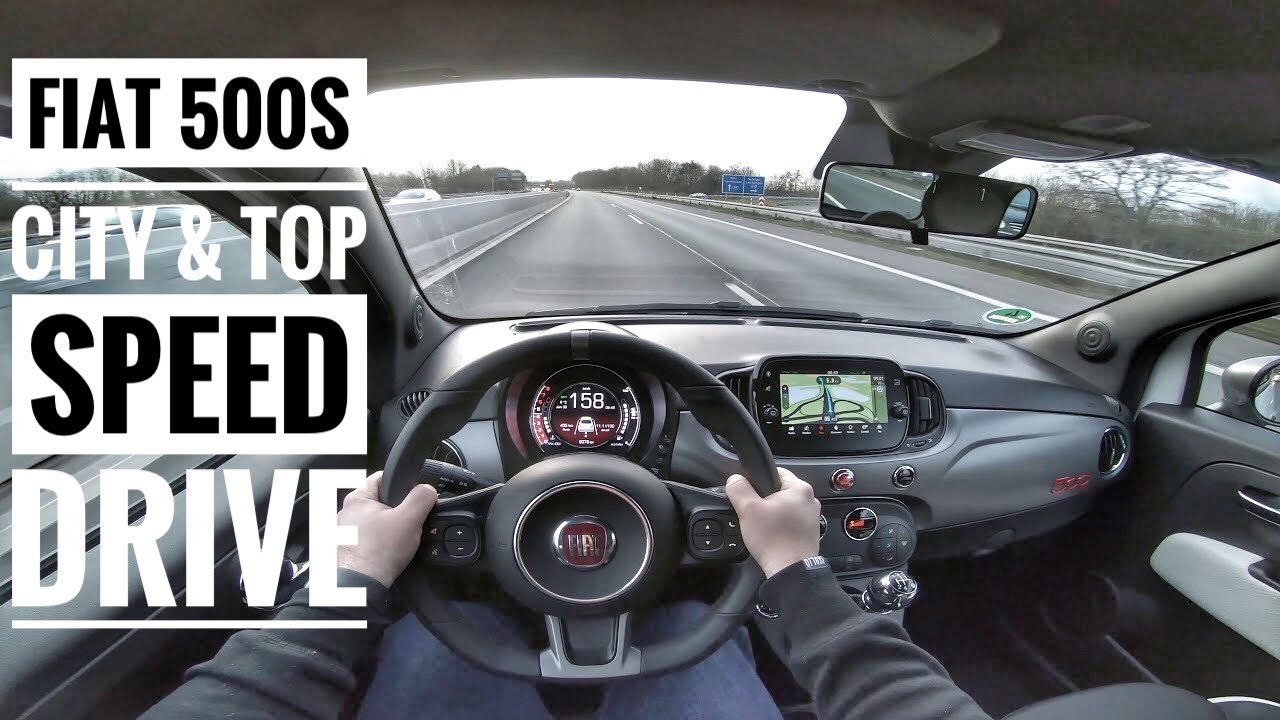 Fiat 500S 1.2 8V (2020) | POV City and Top Speed Drive on German Autobahn