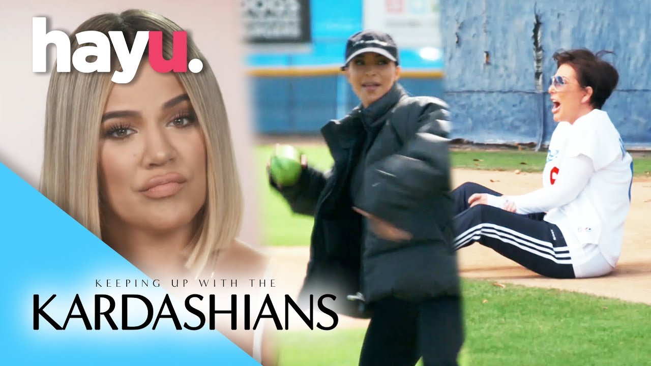Kardashian Softball FAIL | Season 15 | Keeping Up With The Kardashians