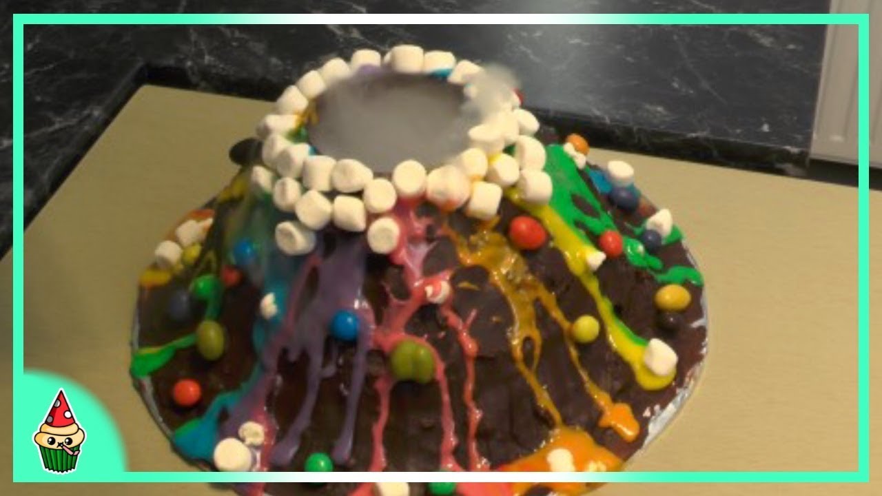 Schoko Candy Vulkan Torte mit Trockeneis - Freaky Baking - Niinja