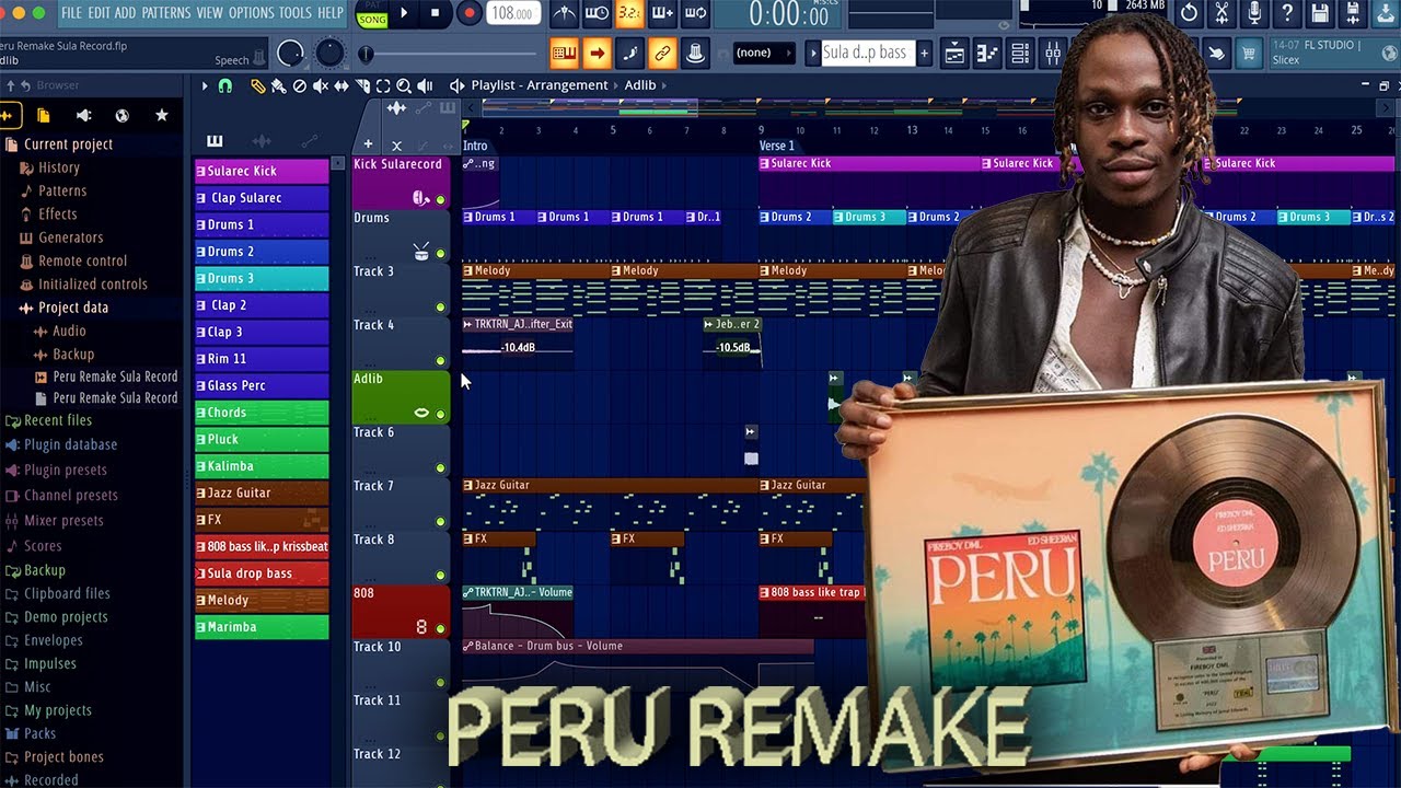 Peru By Fireboy DML ft Ed Sheeran FL Studio Remake. How to Make Afrobeat in FL Studio