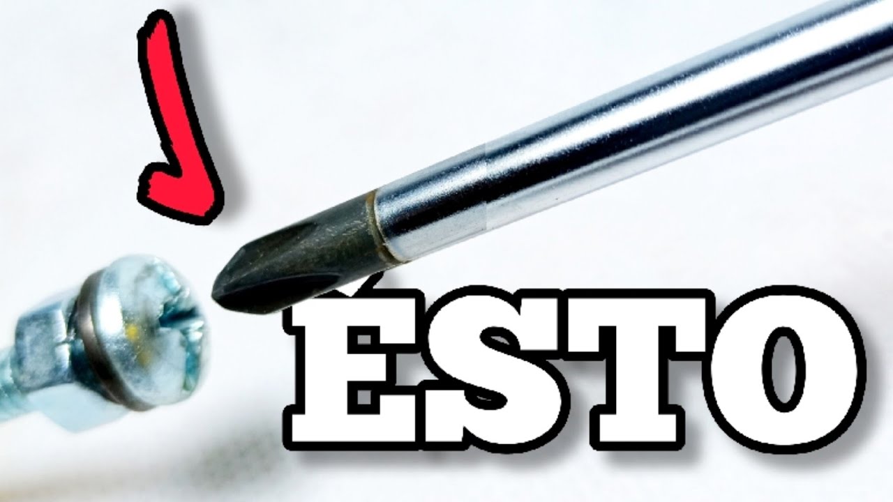 és el SECRETO de los DESTORNILLADORES !