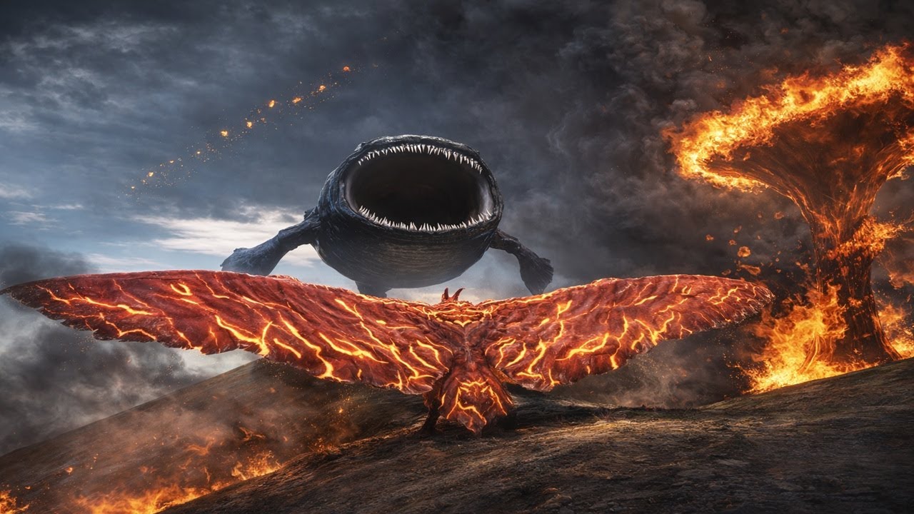 Final Kaiju Apocalypse In The Lava Volcano - Animal Revolt Battle Simulator