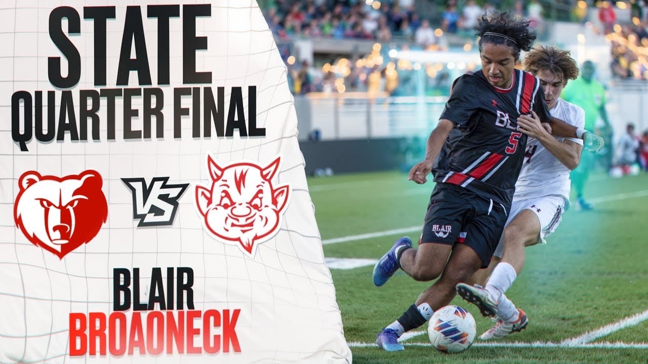 6 GOALS! STATE QUARTER FINAL BLAIR VS BROADNECK | HIGHSCHOOL SOCCER HIGHLIGHTS