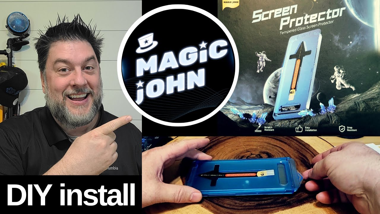 Установка защитного покрытия Magic John на S24 Ultra. Самая простая установка экрана.