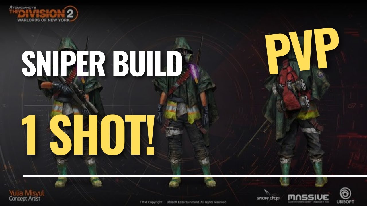 The Best Sniper Build For Dark Zone | One Shot | The Division 2