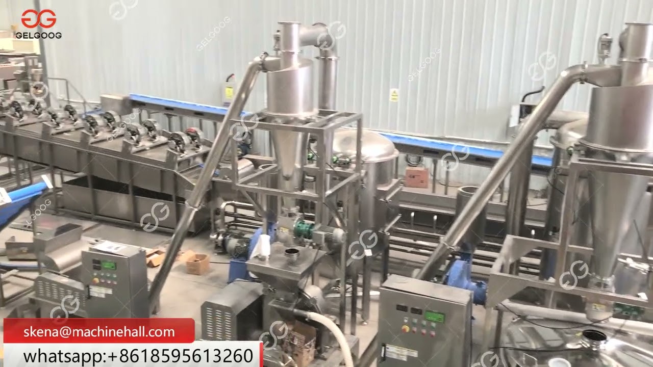 Large Output Banana Powder Production Line Installation Video