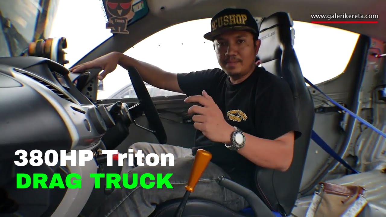 380HP Mitsubishi Triton Drag Truck Modified | Interview, Sound & Black Smoke | Speed Junkies 2016